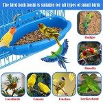 Hanging Bird Bath Tub for Budgies and Parrots