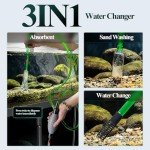 Aquarium Gravel Cleaner and Water Changer Siphon