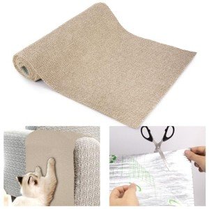 Self-Adhesive Cat Scratching Mat for Furniture