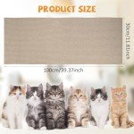 Self-Adhesive Cat Scratching Mat for Furniture