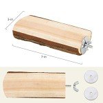 Niteangel Wooden Bird Perch for Parrot Cages