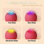 Interactive Motion-Activated Rolling Toy for Cats & Dogs