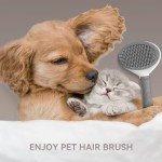 JORAGO Self-Cleaning Cat Hair Remover Brush