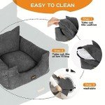 Portable Dog Booster Seat with Safety Belt & Pockets