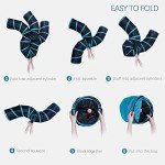 EGETOTA Large Cat Tunnel with Play Ball and Peek Holes