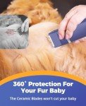 Quiet Cordless Clippers for Small Dogs - Blue
