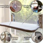Cozy Foldable Cat Window Hammock Perch 50x30cm