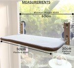 Cozy Foldable Cat Window Hammock Perch 50x30cm