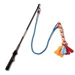 Interactive Flirt Pole Toy for Dog Play Fun
