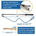 Interactive Flirt Pole Toy for Dog Play Fun