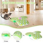 Rechargeable 360° Interactive Cat Toy with Feathers