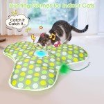 Rechargeable 360° Interactive Cat Toy with Feathers