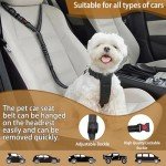 Adjustable 3-in-1 Dog Seat Belt Harness Set