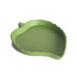 Abu Pet Small Green Leaf Shaped Dish Bowl