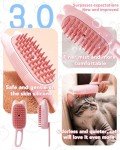 3-in-1 Cat Steam Brush for Grooming & Massage