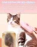 3-in-1 Cat Steam Brush for Grooming & Massage
