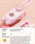 3-in-1 Cat Steam Brush for Grooming & Massage