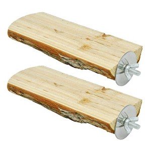 Niteangel Wooden Bird Perch Platform (2 Pack)