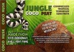 Coco Jungle Peat Substrate for Reptiles (3 Pack)