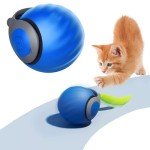 Interactive Cat Ball Toy with Tail for Fun
