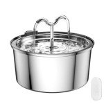 Keimi 3.2L Stainless Steel Cat Water Fountain