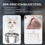 Keimi 3.2L Stainless Steel Cat Water Fountain