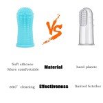 Dog Toothbrush Set - 4 Finger Brush Kit