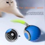 Interactive Automatic Cat Toy Ball with Plush Tail