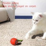 Interactive Automatic Cat Toy Ball with Plush Tail