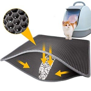 LeToo Large Cat Litter Trapping Mat - Grey