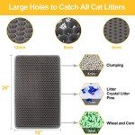 LeToo Large Cat Litter Trapping Mat - Grey