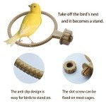 Canary Finch Parrot Nest with Felt - 4.5