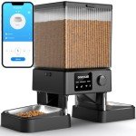Oneisall WiFi Automatic Cat Feeder for Two Cats