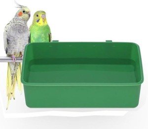 2 PCS Hanging Bird Bathtub with Side Hooks