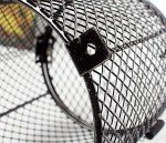 Pet Reptile Heat Lamp Mesh Cover - Black