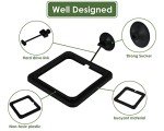 Floating Fish Feeding Rings with Suction Cups - 2 Pack
