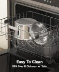 oneisall Automatic Stainless Steel Cat Water Fountain