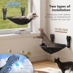 JUNSPOW Cordless Foldable Cat Window Perch