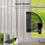 JUNSPOW Cordless Foldable Cat Window Perch
