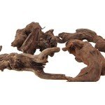 Emours Natural Driftwood Branches for Reptiles - 4 Pieces