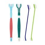 Dog Toothbrush Set - 4 Pack for Pets