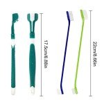 Dog Toothbrush Set - 4 Pack for Pets