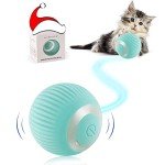 Interactive Automatic Cat Ball Toy with Light