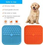 2-Pack 8" Dog Lick Mat for Treats and Relief