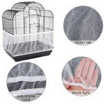 AIMALL Stretchable Bird Cage Guard Net - Black