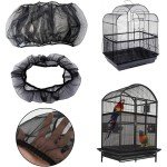 AIMALL Stretchable Bird Cage Guard Net - Black