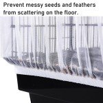 AIMALL Stretchable Bird Cage Guard Net - Black
