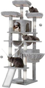 Large Multi-Level Cat Tree with Scratching Posts