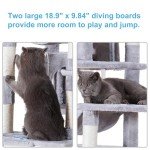 Large Multi-Level Cat Tree with Scratching Posts