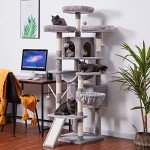 Large Multi-Level Cat Tree with Scratching Posts